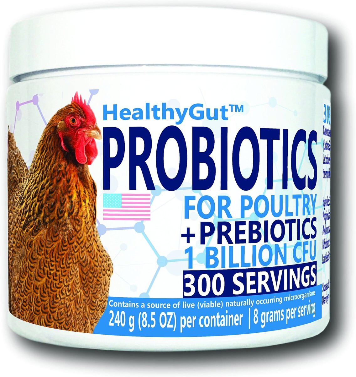 Equa Holistics HealthyGut Probiotics Supplement for Guinea Pigs