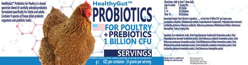 Show full view: Equa Holistics HealthyGut Probiotics Poultry Supplement, 8.5-oz tub slide 2 of 3