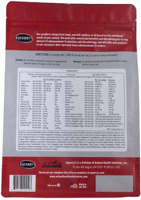 Show full view: Equerry's Choice Digestive Health & Nutritional Pellets Horse Supplement, 5-lb bag slide 2 of 3