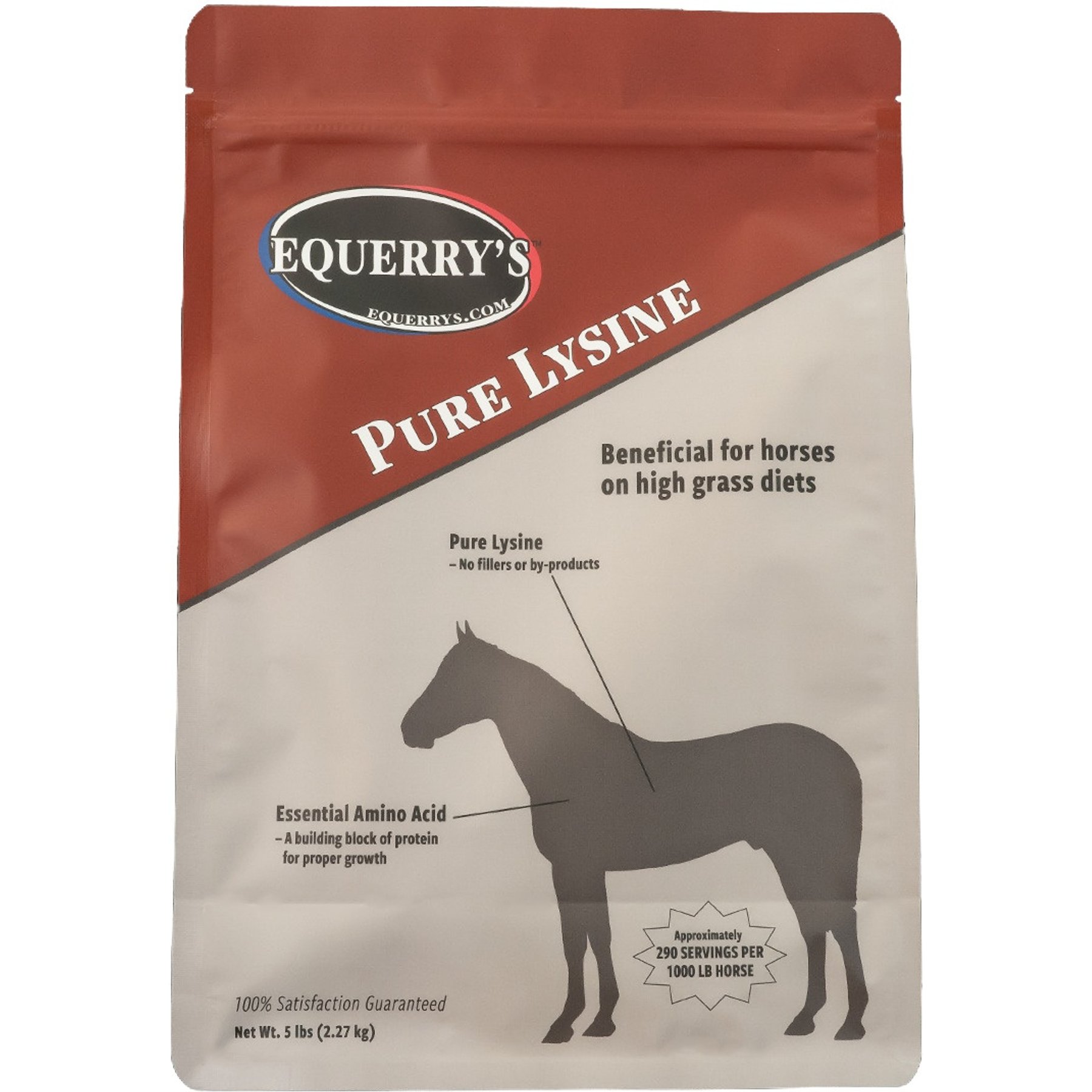 Equerry's Pure Lysine Powder Horse Supplement, 5-lb bag