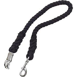 Equi-Essentials 3-Ply Cotton Trailer Horse Tie, Black, 2.5-ft