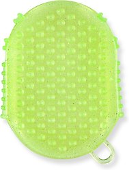 Equi-Essentials ECO Jelly Glitter Horse Scrubber, Lime