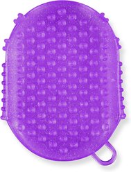 Equi-Essentials ECO Jelly Glitter Horse Scrubber, Purple
