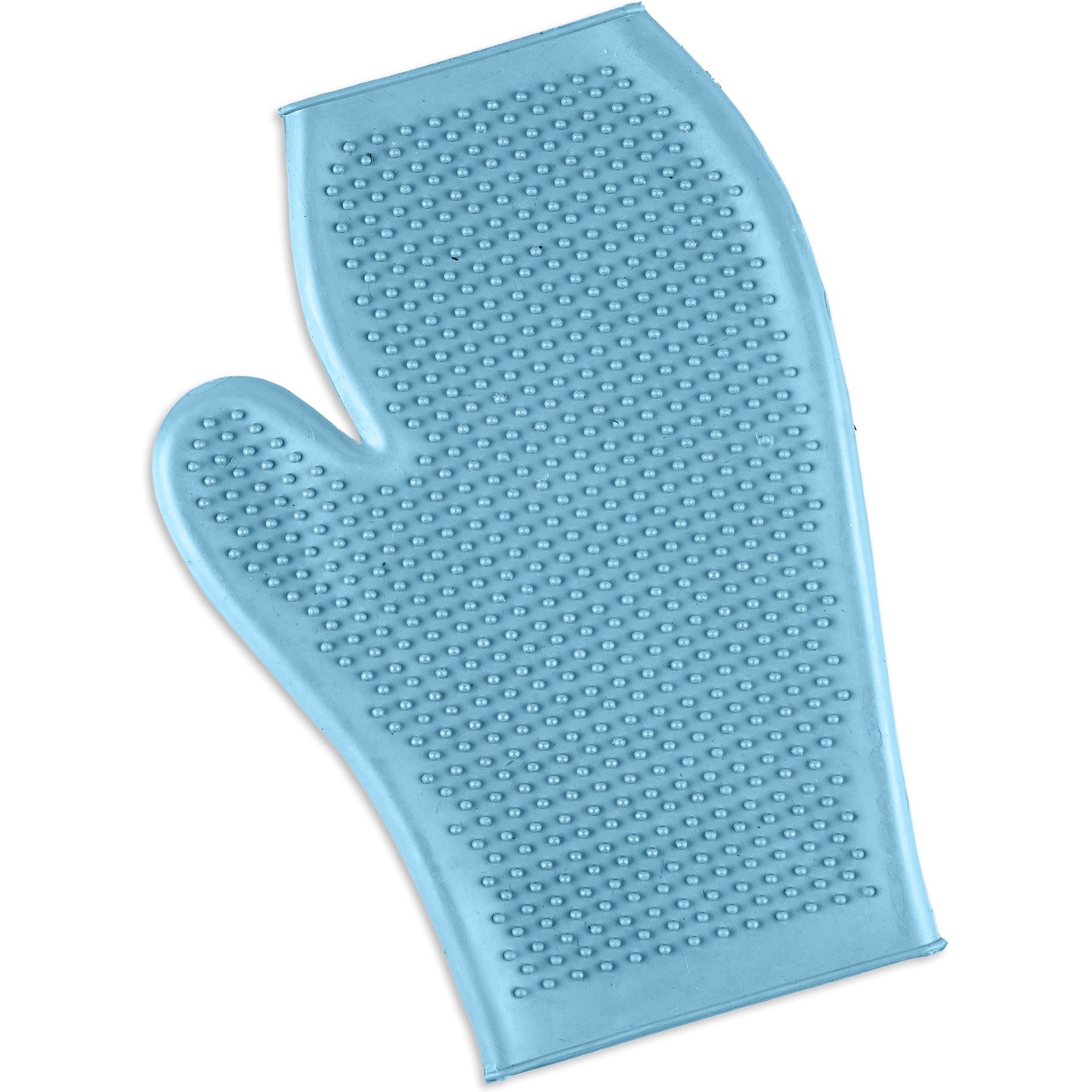 Equi-Essentials ECO Rubber Horse Grooming Mitt, Ice Blue