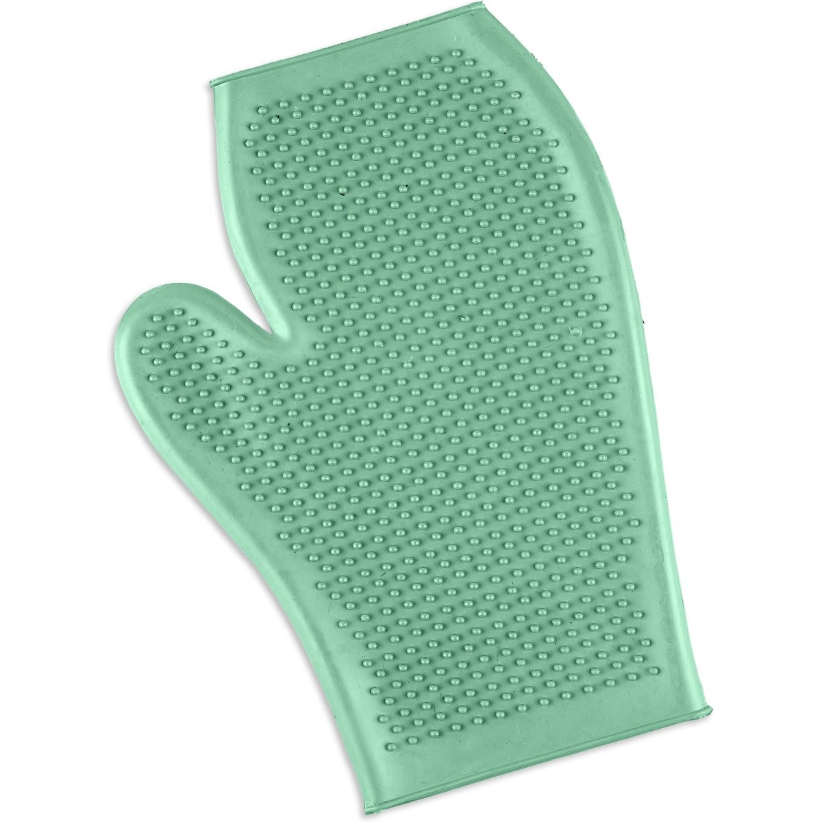 Equi-Essentials ECO Rubber Horse Grooming Mitt, Ice Green