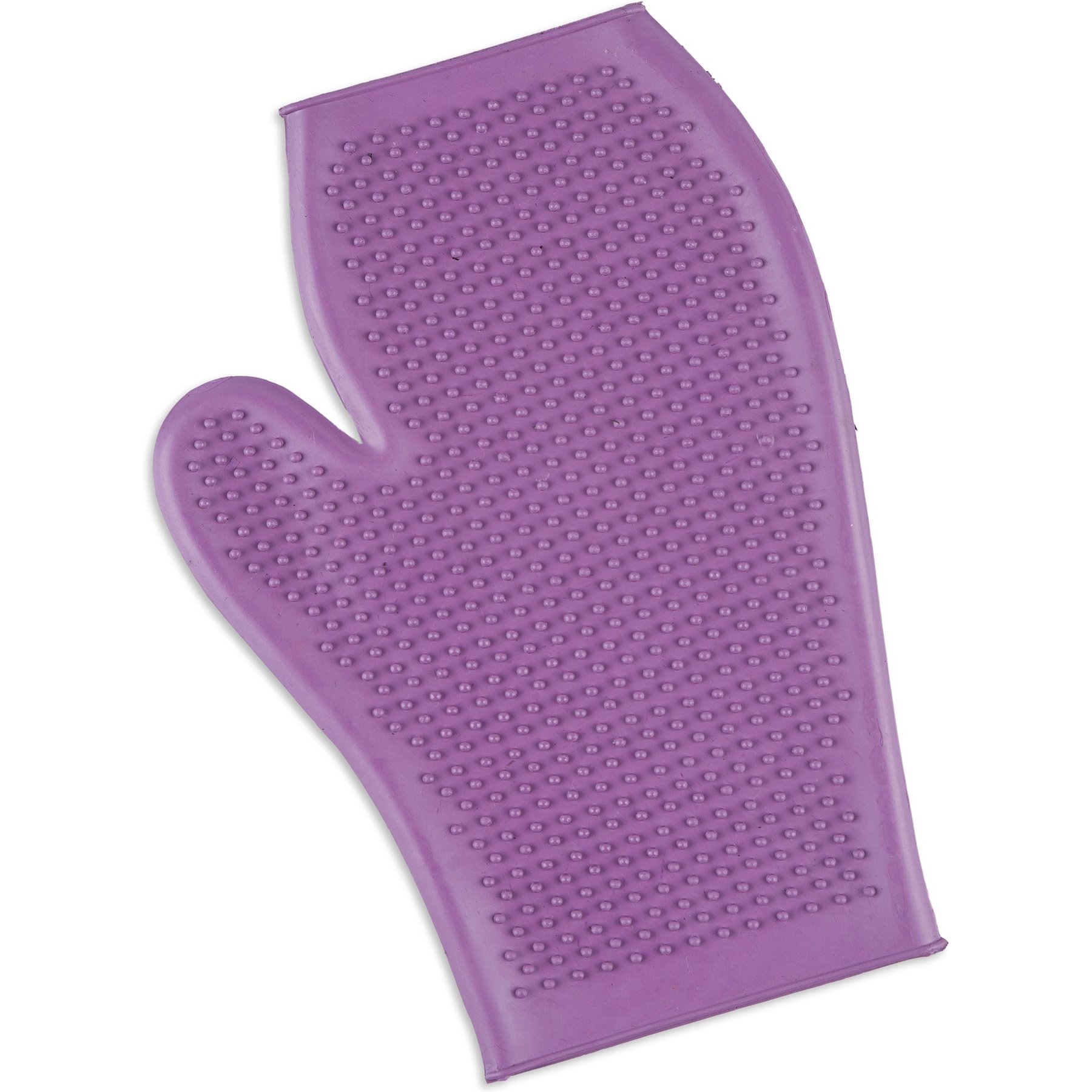 Equi-Essentials ECO Rubber Horse Grooming Mitt, Purple