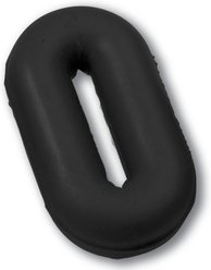 Equi-Essentials ECO Rubber Martingale Horse Ring, Black