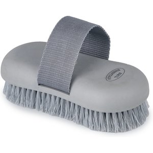 Equi-Essentials Equi-Softgrip Sponge Horse Brush, Grey