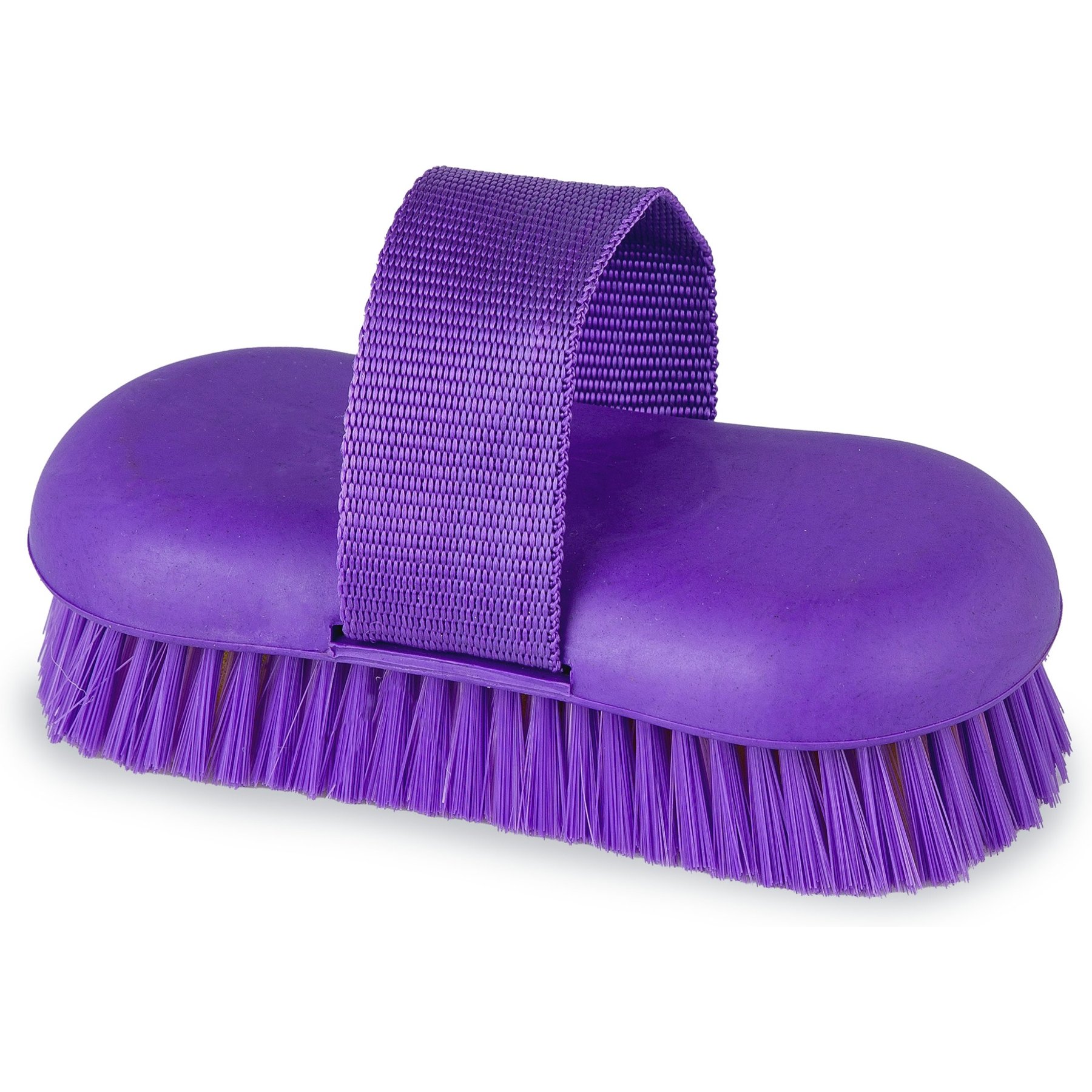Equi-Essentials Equi-Softgrip Sponge Horse Brush, Purple