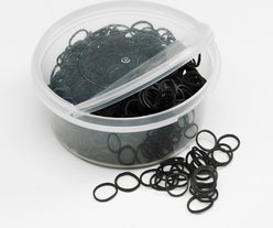Equi-Essentials Horse Braids Rubber Bands, 800 count, Black