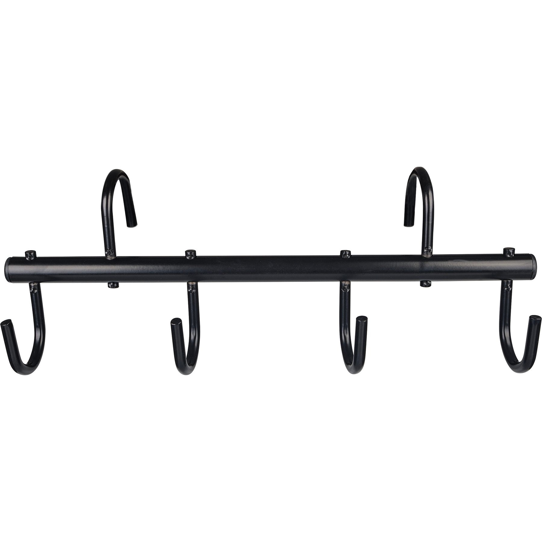 Equi-Essentials Portable Horse Tack Rack with 4 Hooks, Black