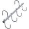 Show in main carousel: Equi-Essentials Portable Horse Tack Rack with 4 Hooks, Silver slide 1 of 1