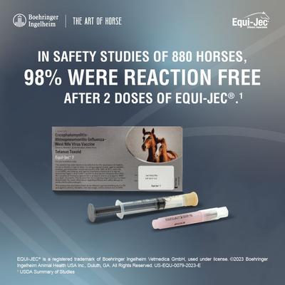 Show full view: EQUI JEC 7 Vaccine for Horses, 1mL Syringe slide 6 of 9