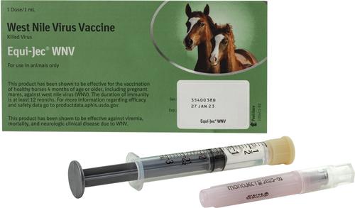 Show full view: EQUI JEC WNV Vaccine for Horses, 1mL Syringe slide 1 of 7