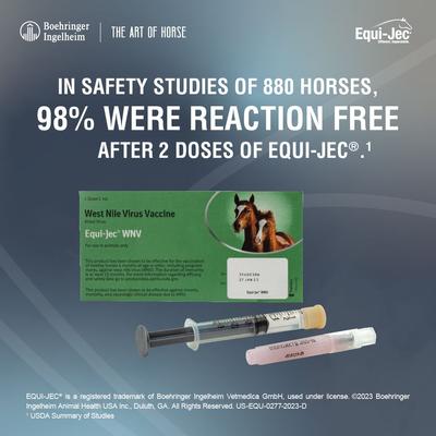 Show full view: EQUI JEC WNV Vaccine for Horses, 1mL Syringe slide 5 of 7