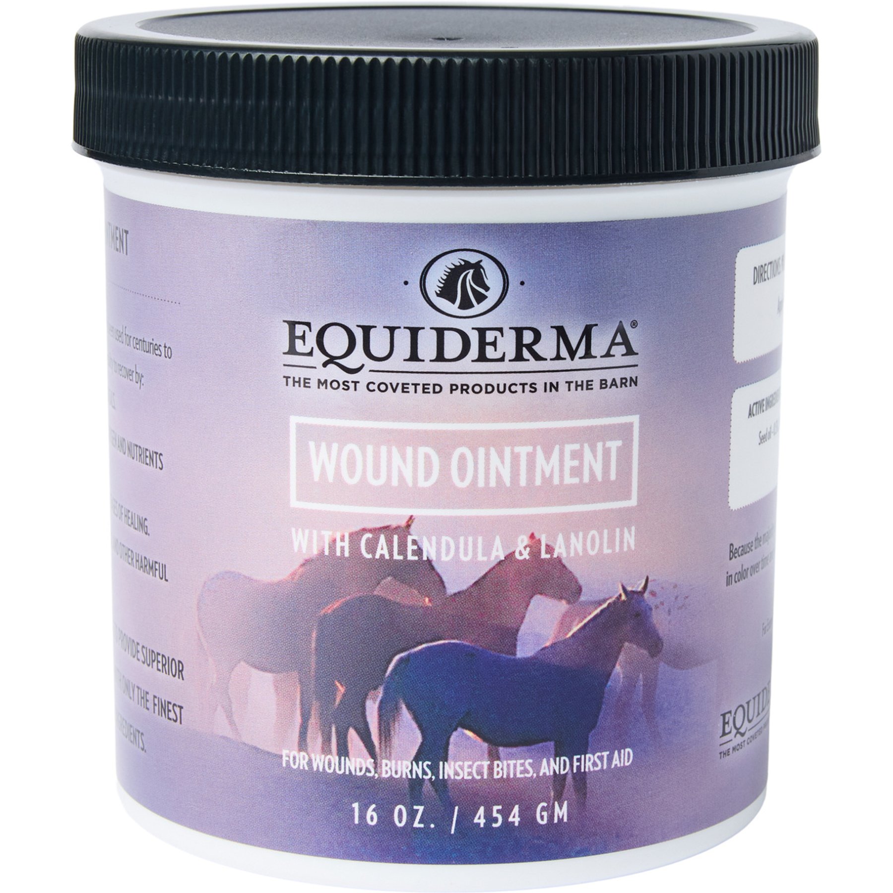 Equiderma Calendula & Neem Horse Wound Care Ointment, 16-oz jar