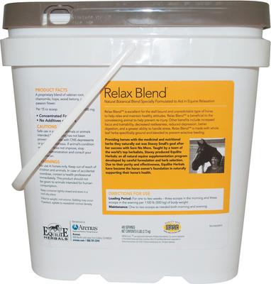 Show full view: Equilite Herbals Relax Blend Calming Powder Horse Supplement, 6-lb tub slide 2 of 3