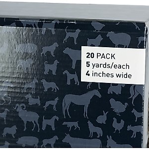 Equinavia All Purpose Flex Wraps, 20-ft x 5-yd, 20 count, Black