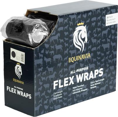 Show full view: Equinavia All Purpose Flex Wraps, 20-ft x 5-yd, 20 count, Black slide 2 of 10