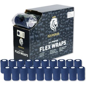 Equinavia All Purpose Flex Wraps, 20-ft x 5-yd, 20 count, Blue