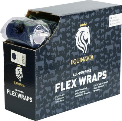 Show full view: Equinavia All Purpose Flex Wraps, 20-ft x 5-yd, 20 count, Blue slide 2 of 10