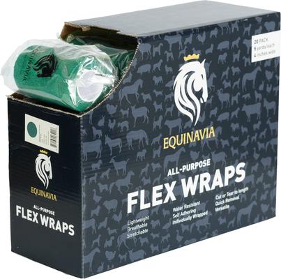 Show full view: Equinavia All Purpose Flex Wraps, 20-ft x 5-yd, 20 count, Green slide 2 of 10