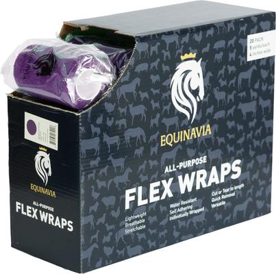 Show full view: Equinavia All Purpose Flex Wraps, 20-ft x 5-yd, 20 count, Purple slide 2 of 10