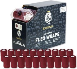 Equinavia All Purpose Flex Wraps, 20-ft x 5-yd, 20 count, Red