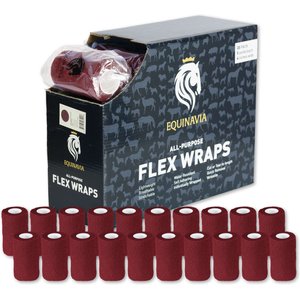Equinavia All Purpose Flex Wraps, 20-ft x 5-yd, 20 count, Red