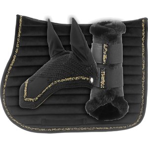 Equinavia Arendal Matching Horse Set, Black/Gold, Horse
