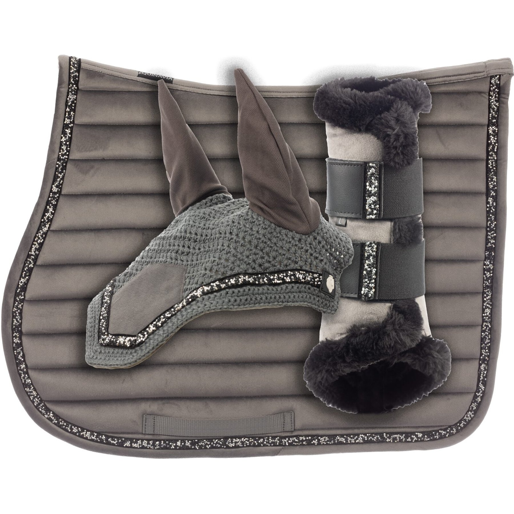 Equinavia Arendal Matching Horse Set, Grey/Silver, Horse