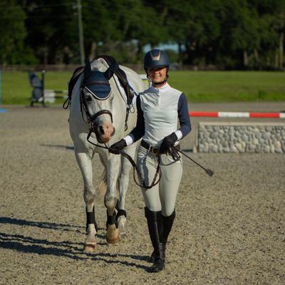 Show full view: Equinavia Copenhagen Stay Put All Purpose Saddle Pad, White, Horse slide 6 of 9
