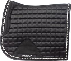 Equinavia Copenhagen Stay Put Dressage Saddle Pad, Black, Horse