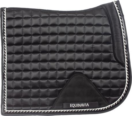 Show full view: Equinavia Copenhagen Stay Put Dressage Saddle Pad, Black, Horse slide 2 of 2