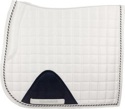 Equinavia Copenhagen Stay Put Dressage Saddle Pad, White, Horse