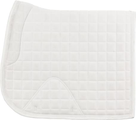 Show full view: Equinavia Copenhagen Stay Put Dressage Saddle Pad, White, Horse slide 2 of 3
