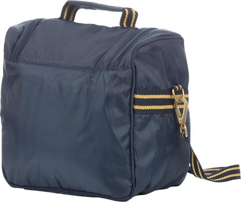 Show full view: Equinavia Darby Zip Top Grooming Bag, Navy/Gold slide 3 of 4