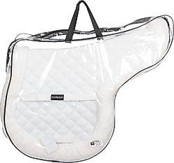 Equinavia Eidsvoll Ultra Fleece Forward Cut Shaped Saddle Pad, White, Large