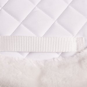 Equinavia Eidsvoll Ultra Fleece Trimmed Show Pad, White, Large