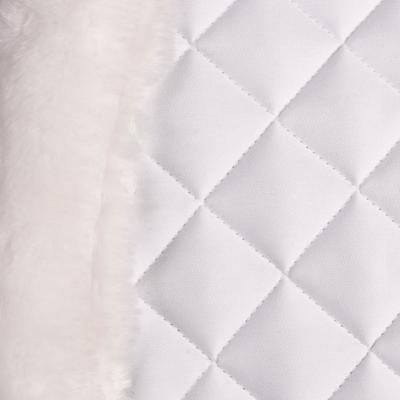 Show full view: Equinavia Eidsvoll Ultra Fleece Trimmed Show Pad, White, Medium slide 4 of 7