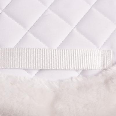 Show full view: Equinavia Eidsvoll Ultra Fleece Trimmed Show Pad, White, Small slide 5 of 7