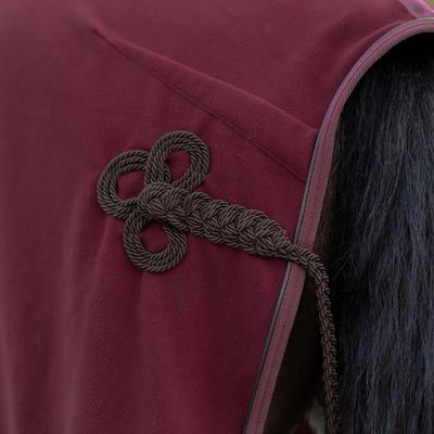 Show full view: Equinavia Koselig Fleece Horse Cooler, Cranberry Red, 68-in slide 8 of 9