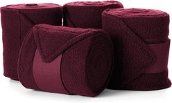 Equinavia Luna Polo Wraps with Storage Bag, Wine Red