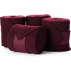 Equinavia Luna Polo Wraps with Storage Bag, Wine Red