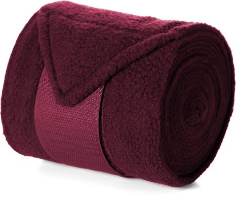 Show full view: Equinavia Luna Polo Wraps with Storage Bag, Wine Red slide 3 of 6