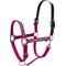 Show in main carousel: Equinavia Pegasus Ribbon Horse Breakaway Halter, Pink/Blue Preppy Stripe, Pony slide 1 of 2