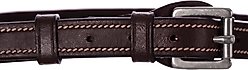Equinavia Saga Fancy Stitched Hunter Horse Bridle & Reins, Chocolate Brown, Horse slide 2 of 9