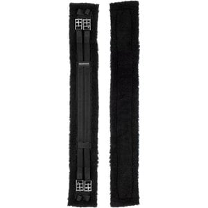Equinavia Saga Fleece Dressage Girth, Black, 26-in