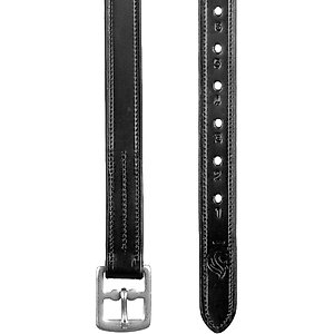 Equinavia Saga Non Stretch Dressage Leathers, Black, 54-in