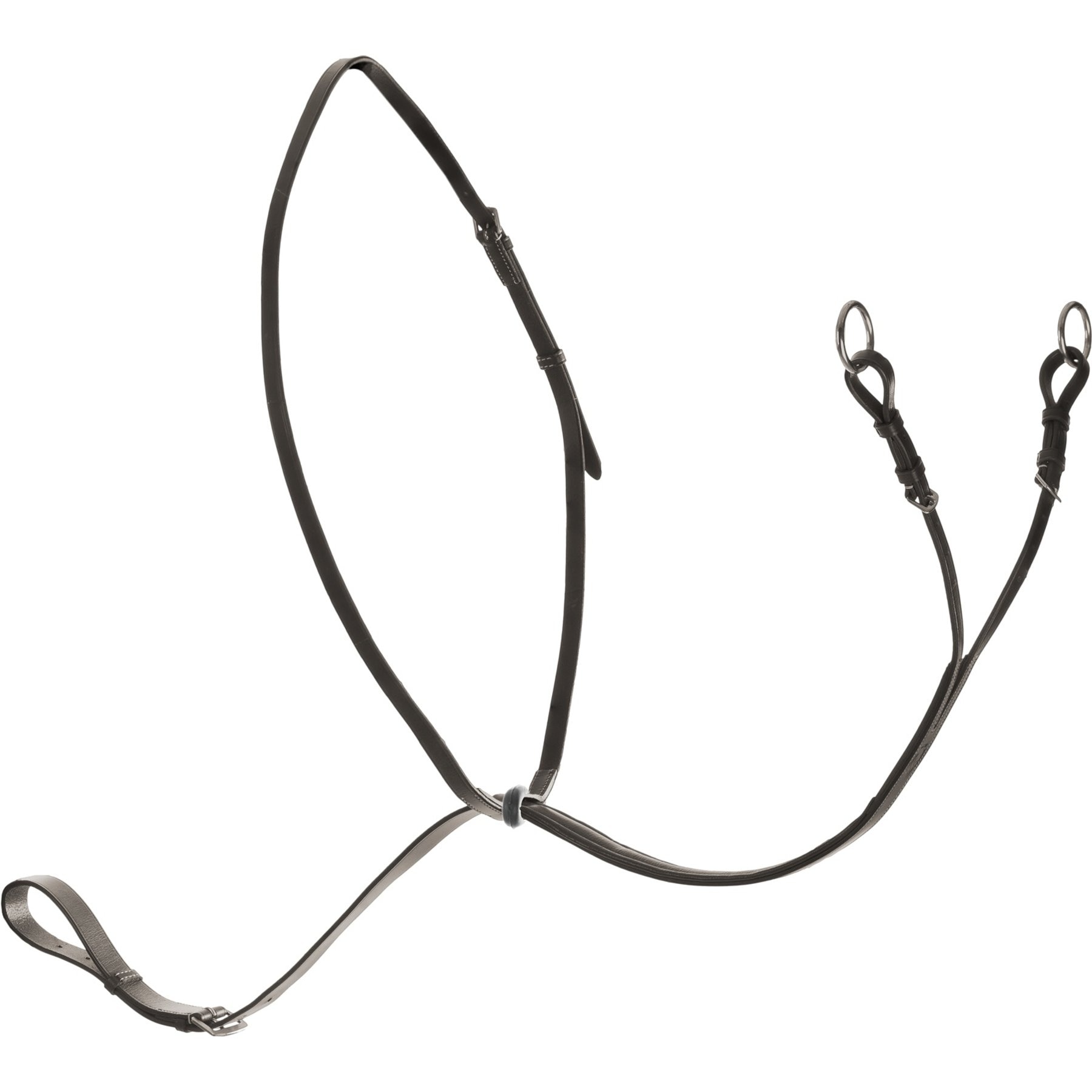 Equinavia Saga Running Martingale, Chocolate Brown, Warmblood